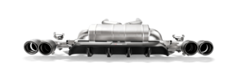 Akrapovic Rear Carbon Fiber Diffuser for 2018-2020 BMW M5 (F90), Matte with Red Logo