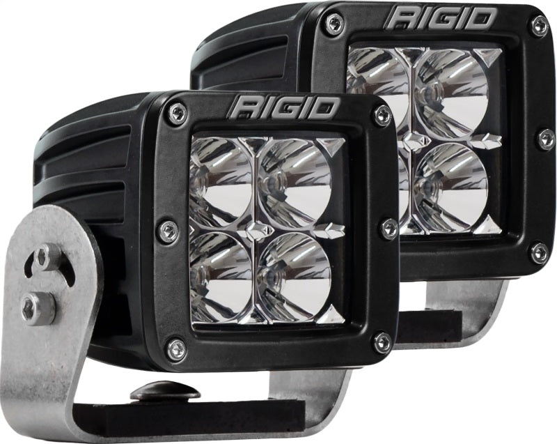 Rigid Industries D-Series Dually HD LED Flood Lights, Black, Set of 2 – Part RIG222113