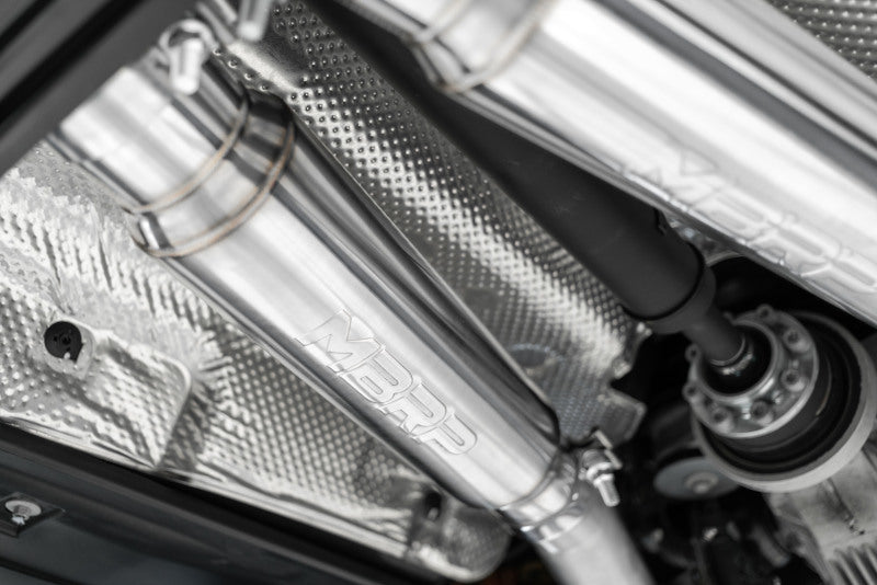 MBRP Armor Pro Cat-Back Exhaust System with Carbon Fiber Tips for 2015–2017 Dodge Charger