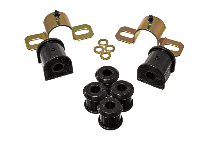 Energy Suspension - eng2.5111G - Jeep 16mm Rear Sway Bar Bushing Set, Black