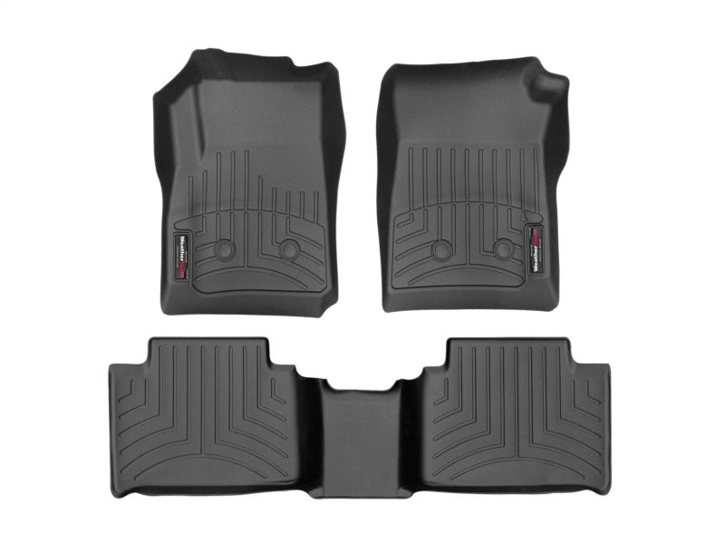 WeatherTech 2015 Chevy Colorado Crew Cab Front and Rear Floorliners - Black