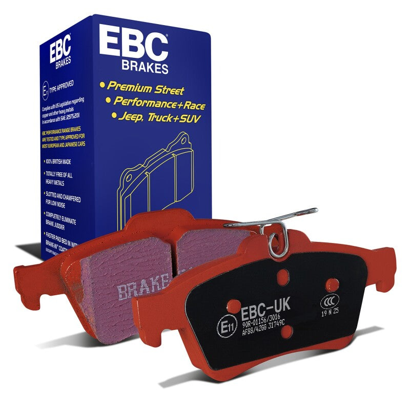 EBC Redstuff Ceramic Rear Brake Pads DP31749C for 2008–2010 Chevrolet Cobalt 2.0L Turbo SS