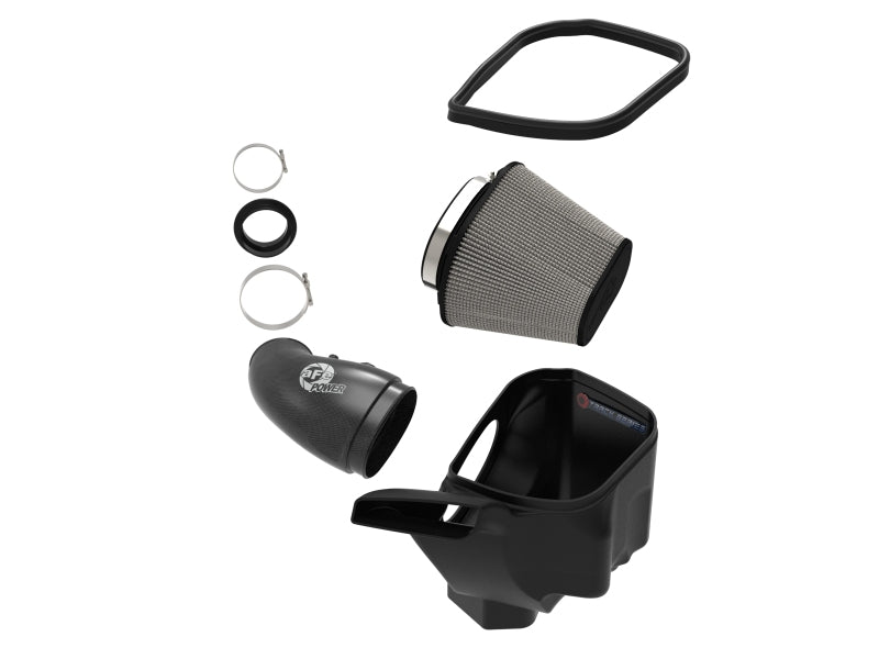 aFe Track Series Carbon Fiber Cold Air Intake with Pro DRY S Filter for Jeep Grand Cherokee and Dodge Durango 6.4L HEMI, Part Number 57-10014D