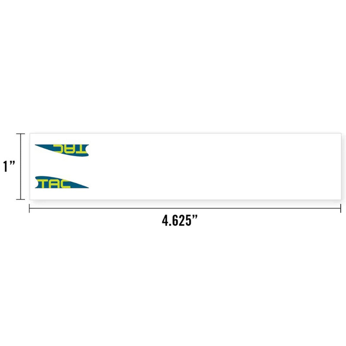 TACVANES 4.625-Inch Standard Arrow Wraps, White, 13-Pack