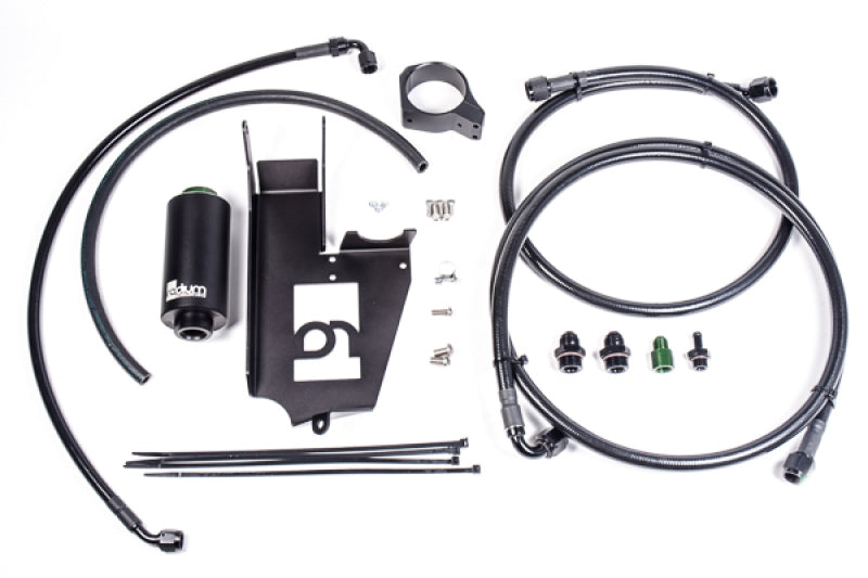 Radium Engineering 20-0376-03 Fuel Hanger Plumbing Kit for Mitsubishi Evo 7/8/9 with Stainless Filter