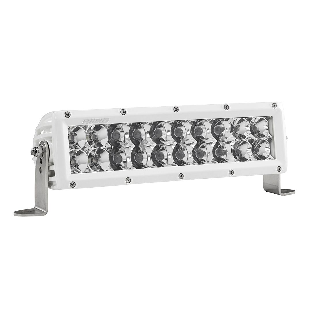 Rigid Industries - 810313 - LED Light Bars - 10 Inch Spot/Flood Combo Light White Housing E-Series Pro
