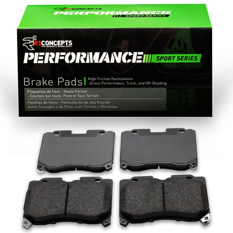 R1 Concepts RNC2115-0629-00 Front Performance Sport Brake Pads for Toyota Supra 1993-1998