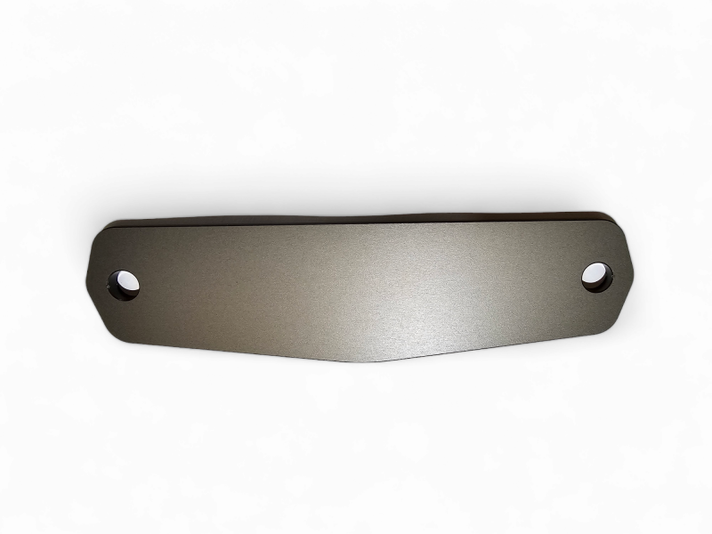 Elektric Off Road Fair Lead Cover Plate for UTV Bumpers - Anodized Gunmetal Finish, Part WFL110005