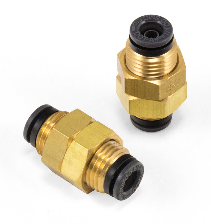 Air Lift Universal Bulkhead Union 1/4-Inch PTC x 1/4-Inch PTC, DOT, SMC KV2E07-00