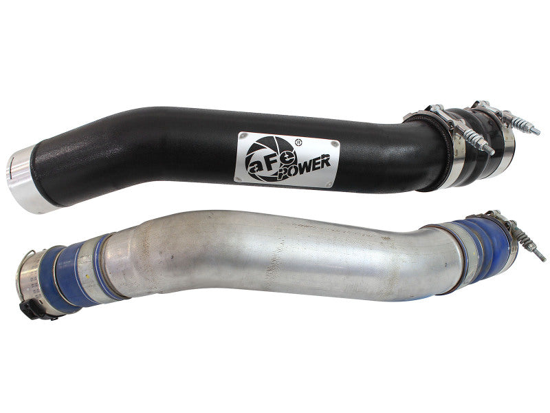 aFe BladeRunner 3-Inch Aluminum Hot Charge Pipe, Part Number 46-20148-B, for 2011–2016 Ford 6.7L Power Stroke Diesel Trucks