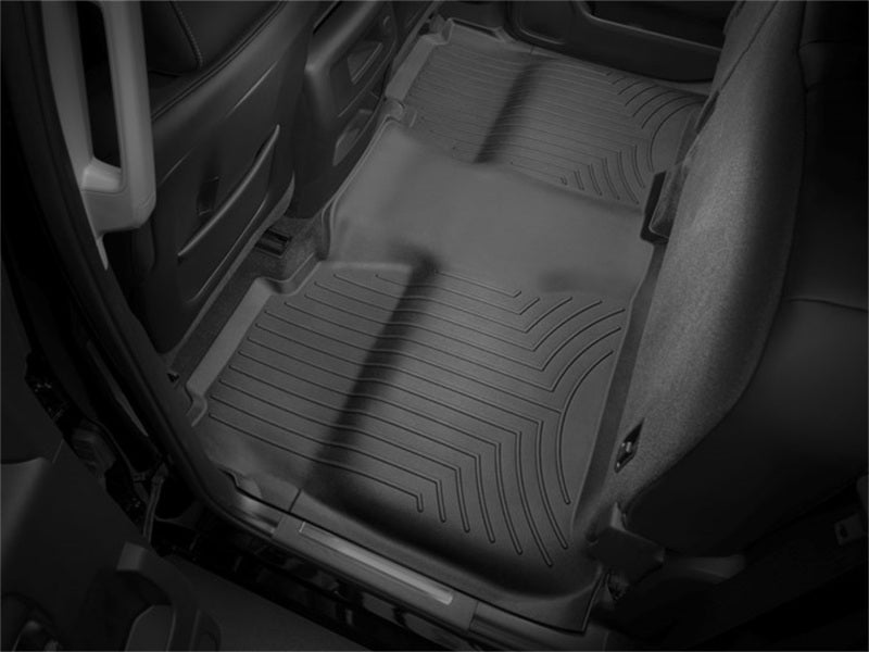 WeatherTech 14+ Chevrolet Silverado Front and Rear Floorliners - Black