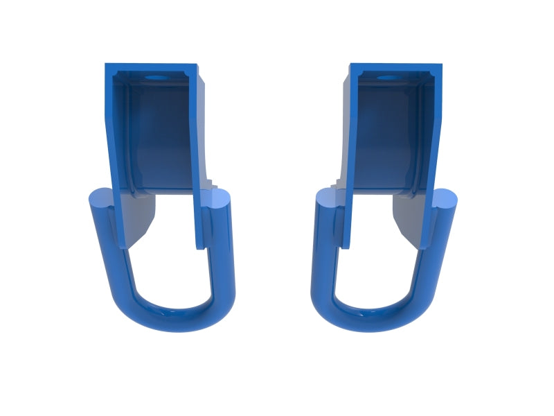 aFe POWER Front Tow Hooks, Blue, Part Number 450-72T001-L, for 2022–2026 Toyota Tundra