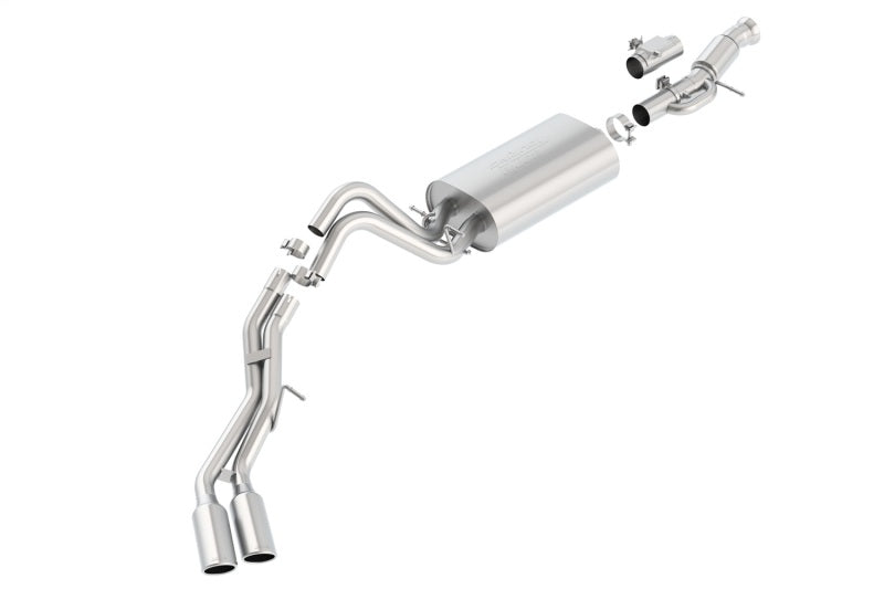 Borla 140559 Touring Cat-Back Exhaust System for 2015-2020 Cadillac Escalade and GMC Yukon Denali 6.2L V8