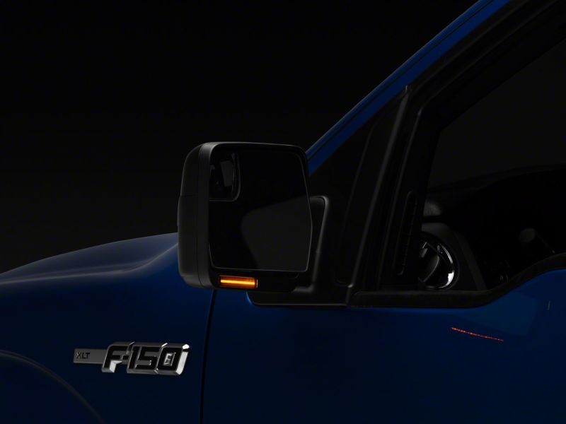 Raxiom Axial Series Sequential Side Mirror LED Turn Signals for 2004-2014 Ford F-150, Smoked