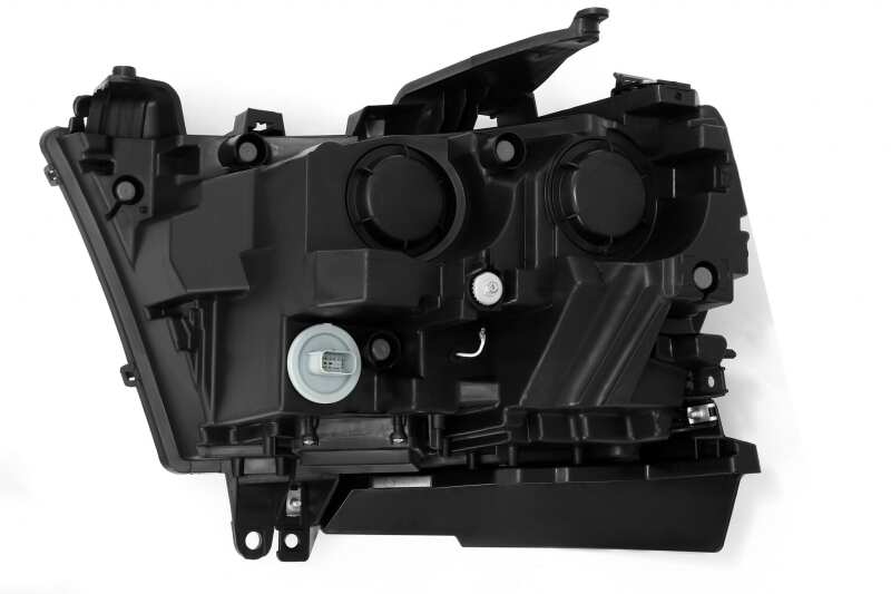 AlphaRex PRO-Series Projector Headlights for 2019-2020 Ram 1500, Plank Style Black Housing with Active Lighting