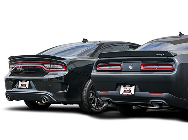 Borla 140648 ATAK Cat-Back Exhaust with Valve Simulators for 2015–2023 Dodge Challenger SRT Hellcat 6.2L V8