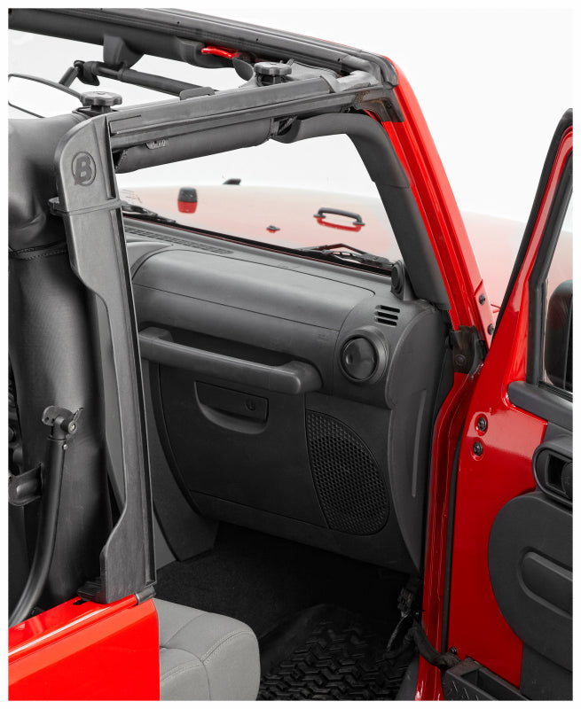 Bestop 10-18 Jeep Wrangler JK 4-Door Door Surrounds Set of 4 - OEM Replacement