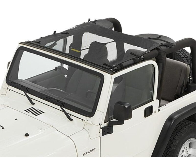 Bestop 97-06 Jeep Wrangler TJ Sun Targa Bikini Top (Mesh)
