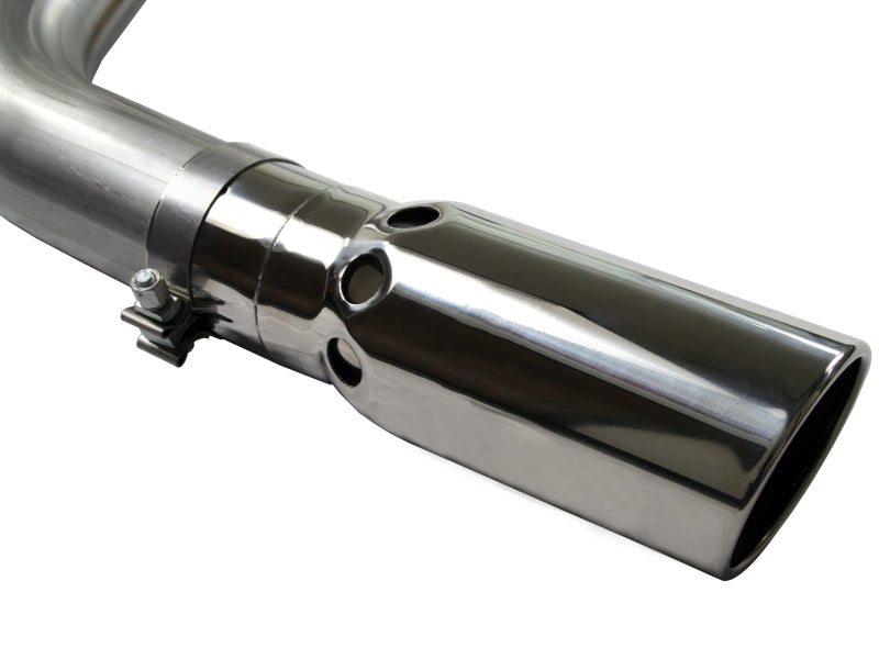 aFe MACH Force XP 4-Inch DPF-Back Stainless Steel Exhaust System, Part AFE49-44004, for 2007.5-2010 GM 6.6L Duramax LMM