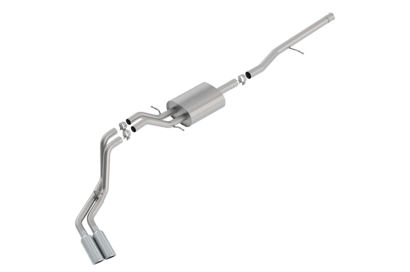 Borla 140797 ATAK Cat-Back Exhaust for 2014-2018 Chevrolet Silverado and GMC Sierra 1500 5.3L V8