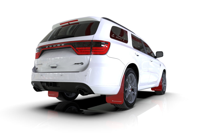 Rally Armor 2016-21 Dodge Durango SRT / RT Red UR Mud Flap White Logo