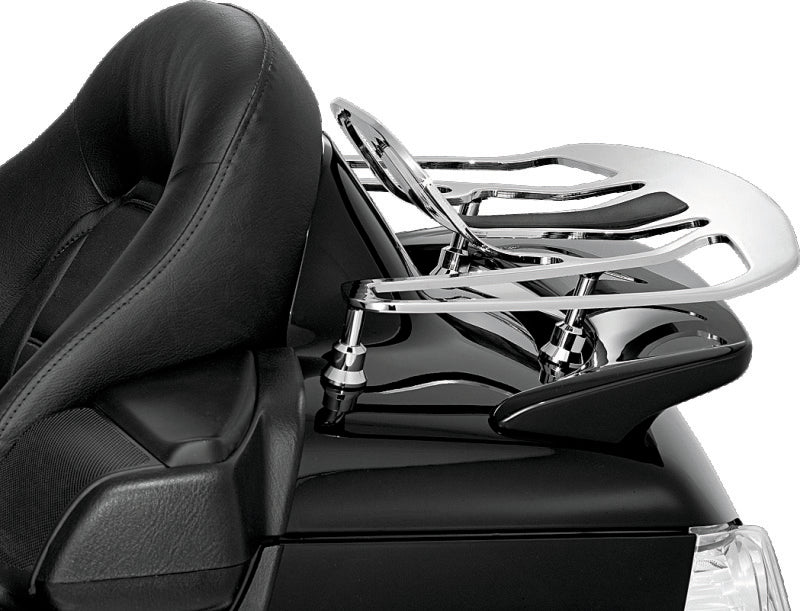 Kuryakyn 7154 Luggage Rack Risers for 2001–2017 Honda GL1800 Gold Wing, Chrome