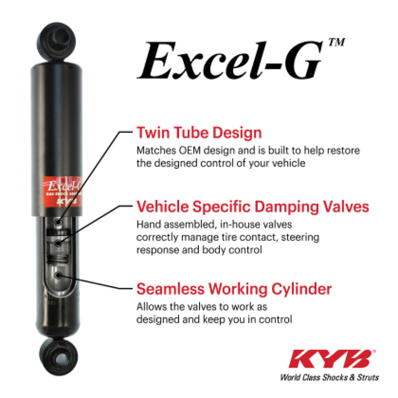 KYB Excel-G Rear Shock Absorber for 2018-2020 Nissan Leaf – Part Number KYB3438020