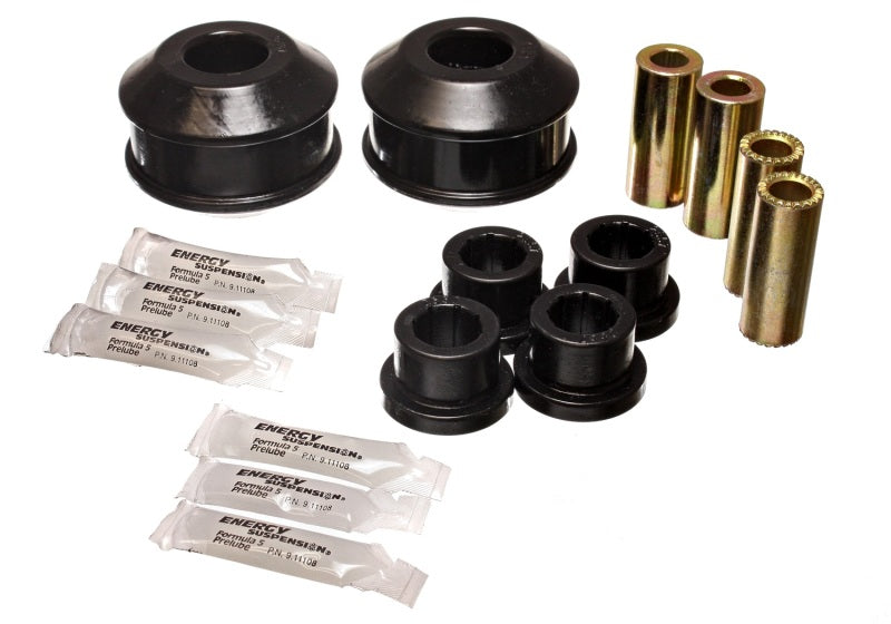 Energy Suspension - eng5.3133G - 03-05 Mitsubishi Lancer EVO 8 Black Front Control Arm Bushing Set
