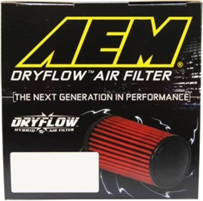 AEM Induction Dryflow 3-Inch Inlet Round Tapered Air Filter, Part Number 21-2031D-HK