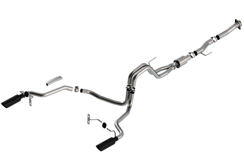 Borla 140869BC ATAK Cat-Back Exhaust System for 2021-2026 Ford F-150 5.0L V8 Regular Cab