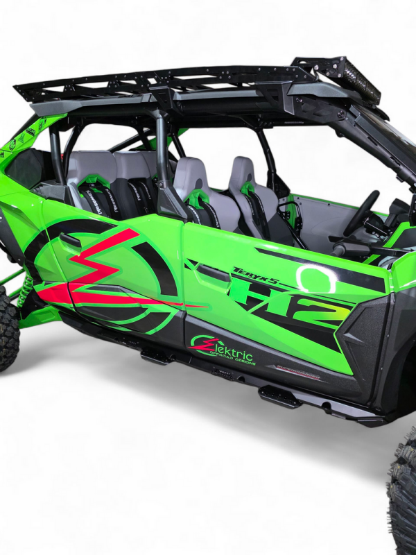Elektric Offroad Volt Side Steps for 2026 Kawasaki Teryx H2 - 4 Door