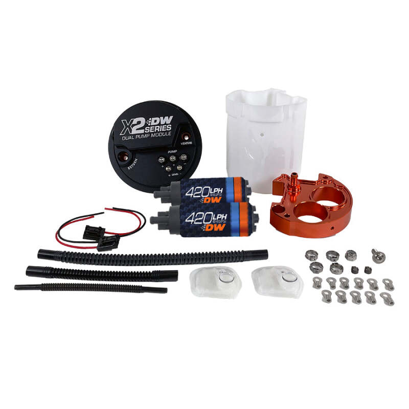DeatschWerks X2 Series Fuel Pump Module with Dual DW420 Pumps, DWK9-421-7050