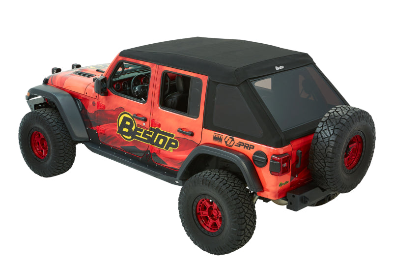 Bestop Trektop Ultra for Jeep Wrangler JL 4-Door – Premium Black Twill