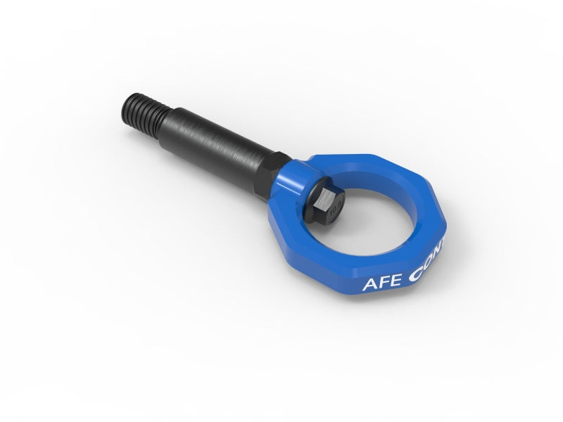 aFe Control Front Tow Hook Blue for BMW F-Chassis 2/3/4/M - 450-502001-L