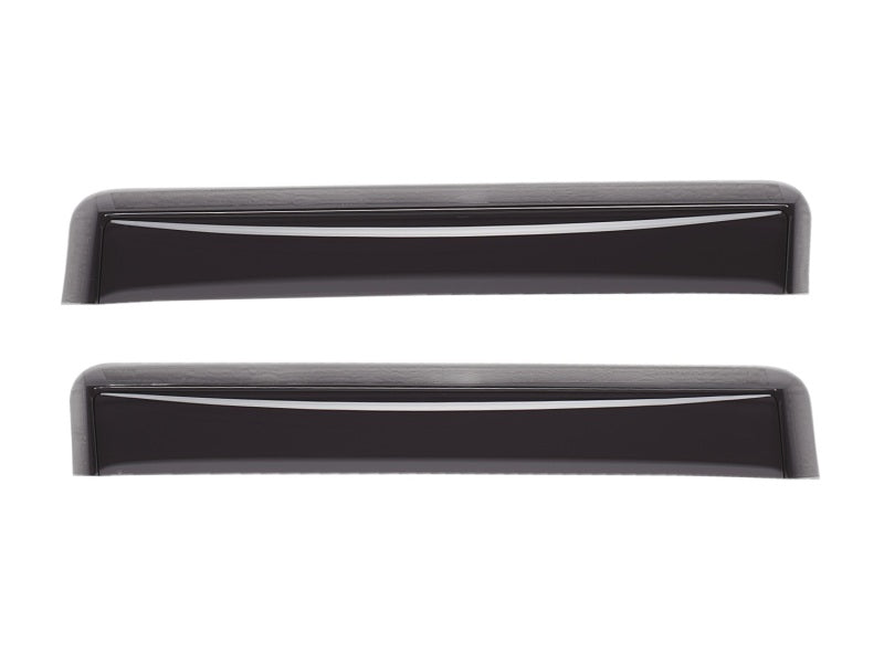 WeatherTech 2014+ Mitsubishi Mirage Rear Side Window Deflectors - Dark Smoke
