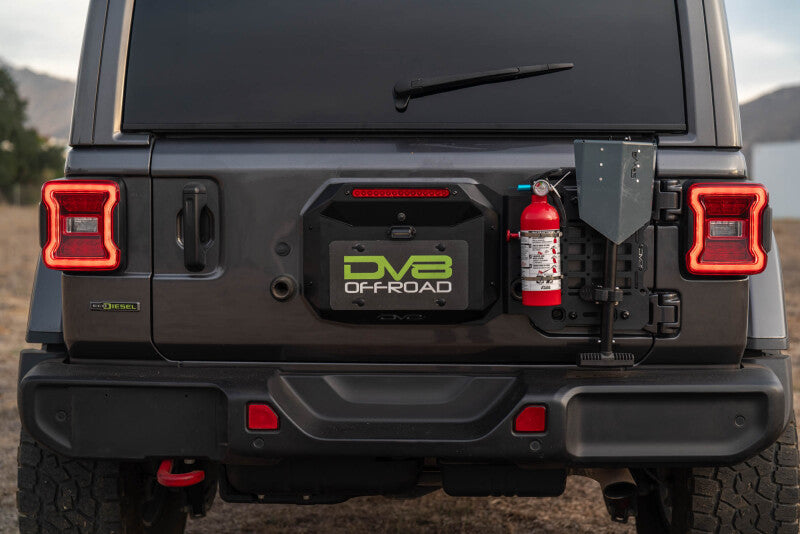 DV8 Offroad Tailgate Reinforcement Molle Panel for 2018-2025 Jeep Wrangler JL - dveTCJL-04