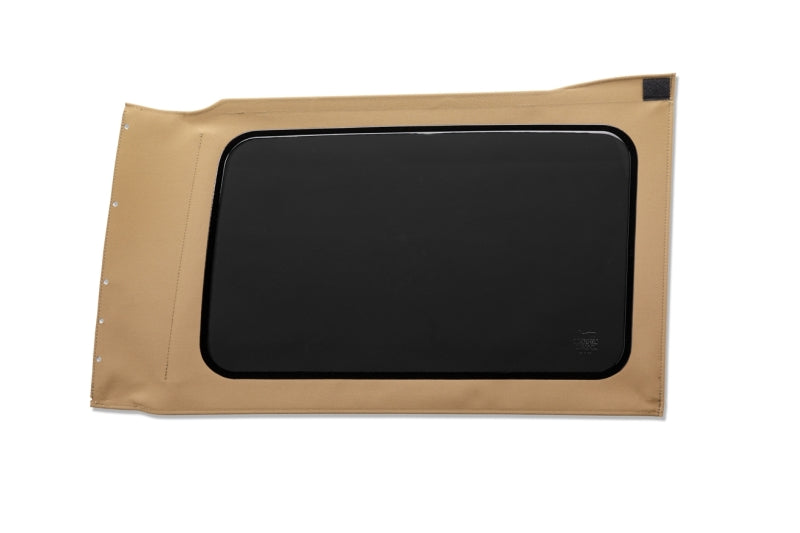 Bestop OE JL Replacement Windows for Jeep Wrangler JL 2018-2026, Right Hand Quarter Window, Tan Twill Tinted