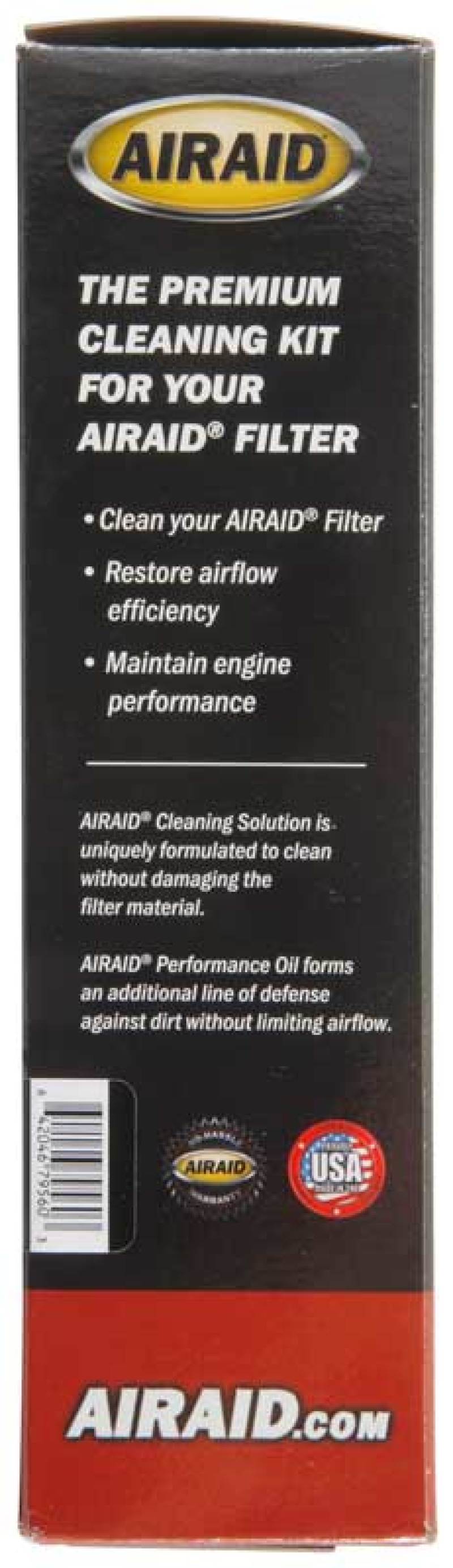 Airaid AIR790-550 Renew Kit with 12 oz Cleaner and 8 oz Performance Oil