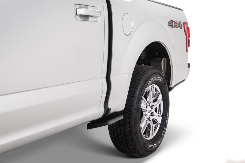AMP Research BedStep2 Retractable Bed Side Step for 2015-2024 Ford F-150, Black - 75412-01A