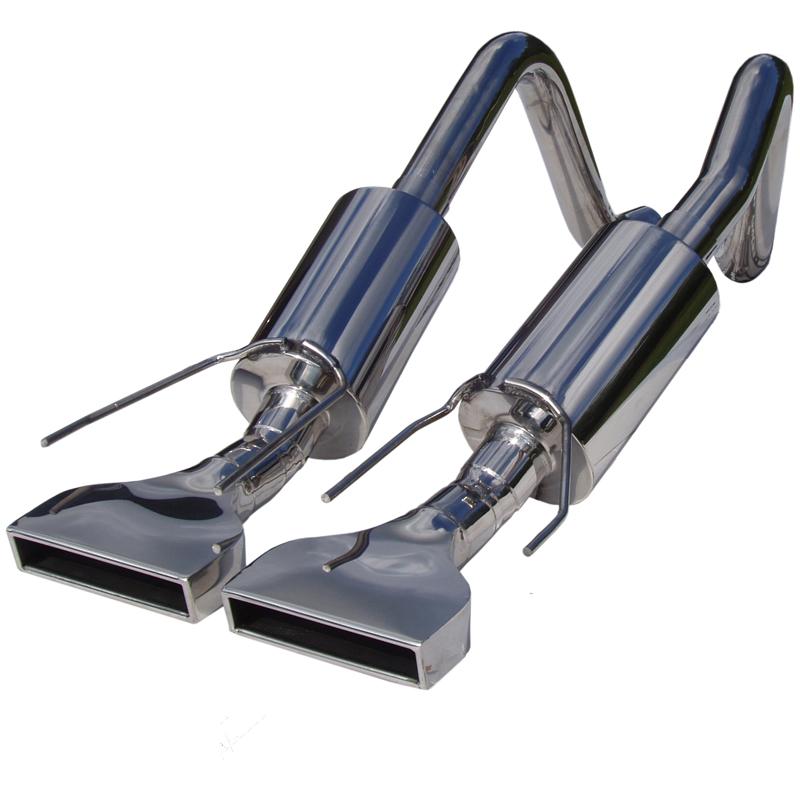 MBRP Armor Pro Axle-Back Exhaust System mbrpS7002304 for 2005-2008 Chevrolet Corvette