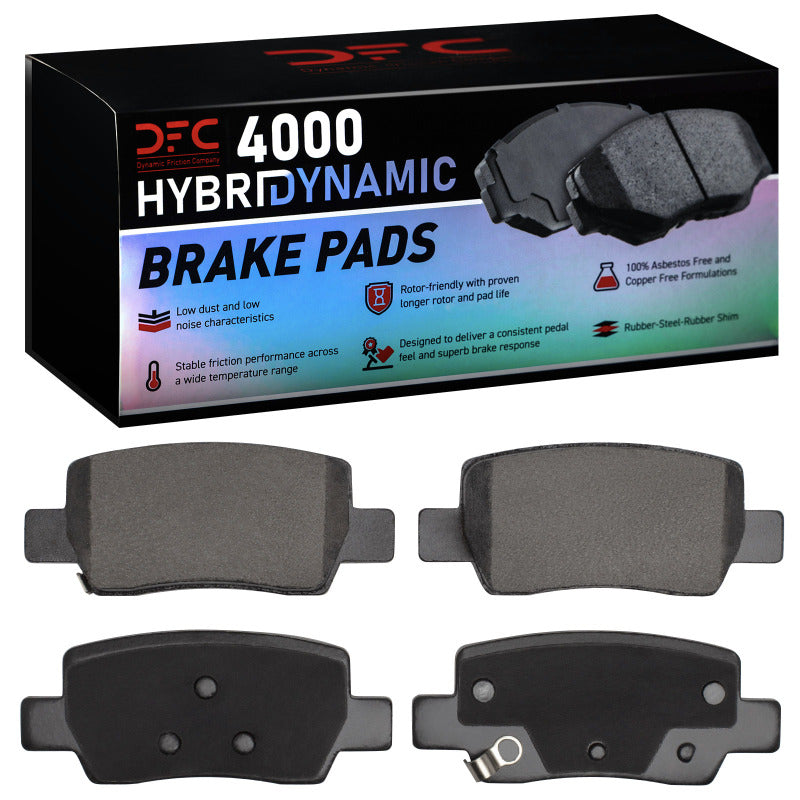 DFC 4000 HybriDynamic Rear Brake Pads for Hyundai Elantra and Ioniq – Reliable Stopping Power and Low Dust