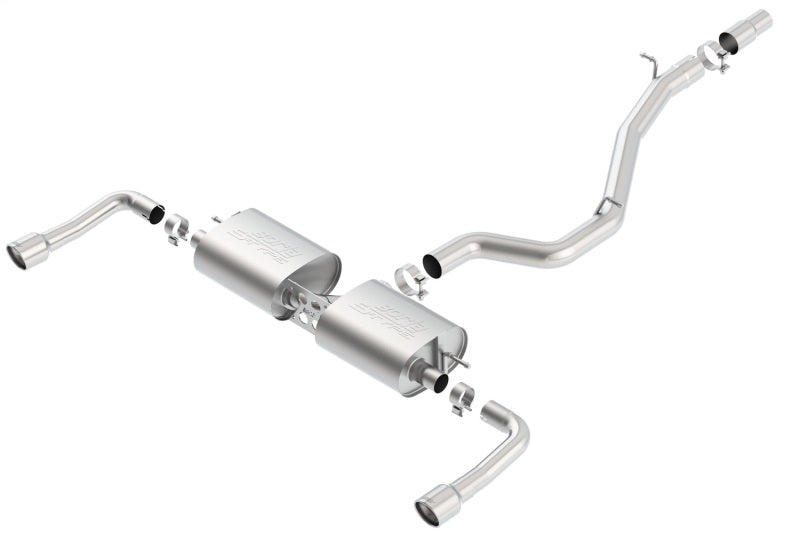 Borla 140682 S-Type Cat-Back Exhaust System for 2014-2020 Audi A3 Quattro 2.0L Turbo