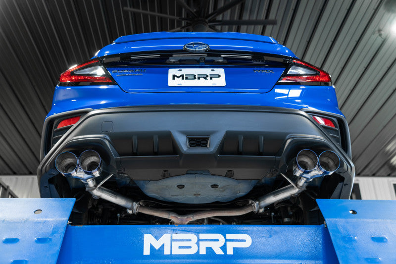 MBRP Armor Pro S48103BE Cat-Back Exhaust for 2022-2024 Subaru WRX