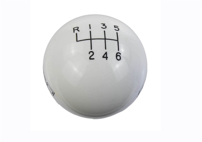 Ford Racing frpM-7213-M8SW Mustang GT350 White 6-Speed Shift Knob