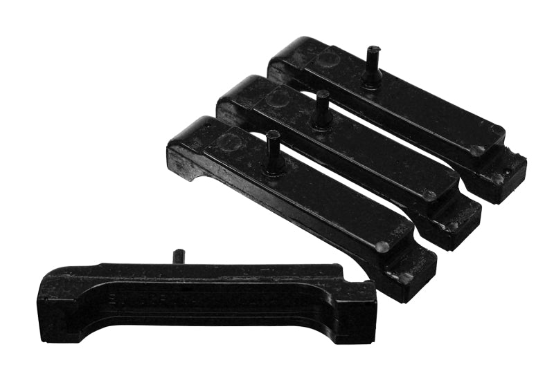 Energy Suspension eng3.6118G GM BBC Black Radiator Isolator Pad Set - 4 Row