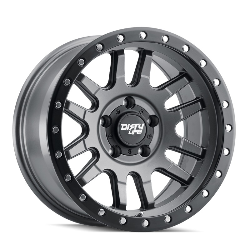 Dirty Life Canyon Pro 9309 17x9 Satin Graphite Wheel, 5x127 Bolt Pattern, -12mm Offset
