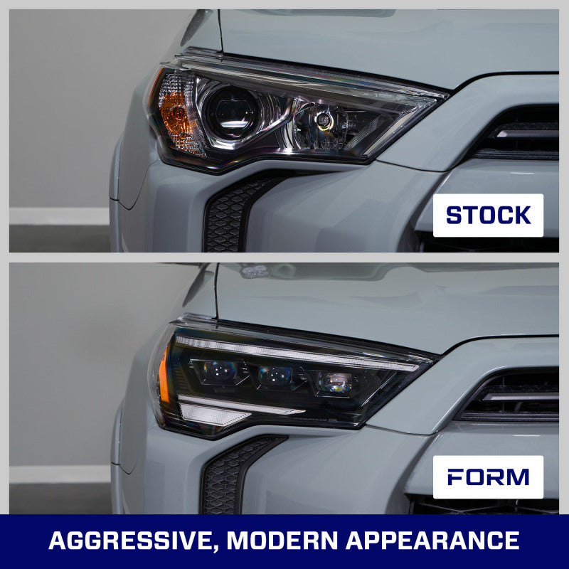 Form Lighting Toyota 4Runner Sequential LED Projector Headlights (Pair) – OE-Grade Upgrade with Dual Color DRL and Sequential Turn Signals