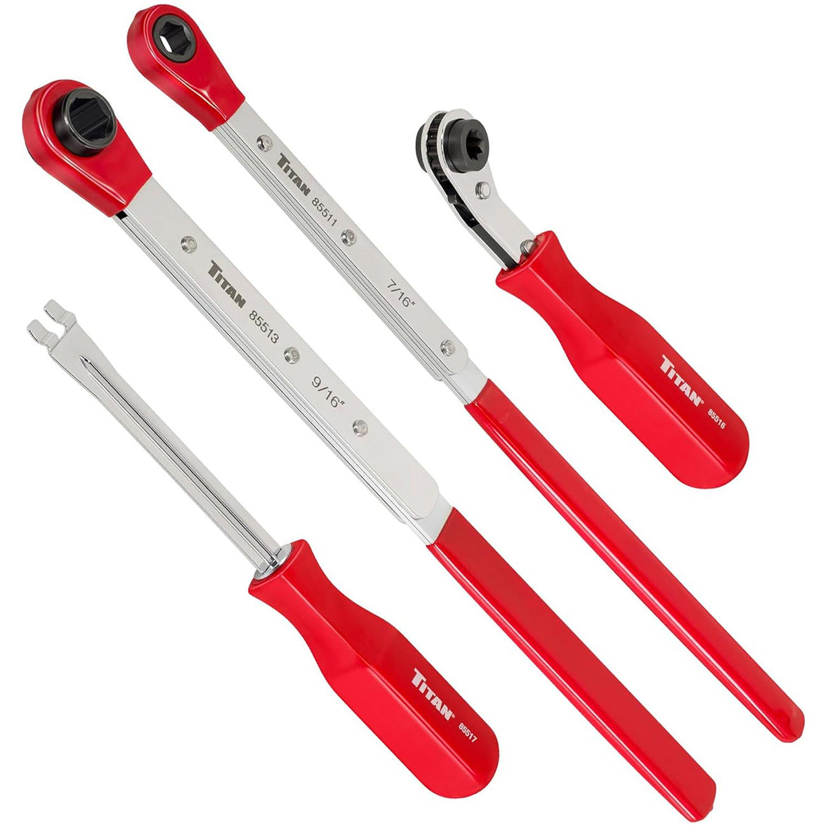 Titan 85569 4-Piece Brake Slack Adjusting Tool Set