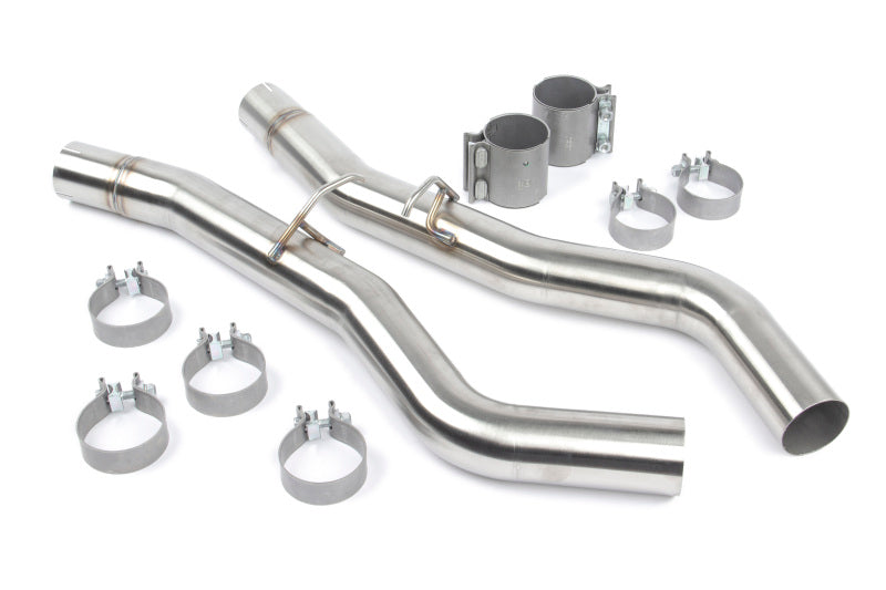 Dinan DNND660-0086-BLK Free Flow Axleback Exhaust System with Black Tips for BMW X3 and X4 (2020-2022)