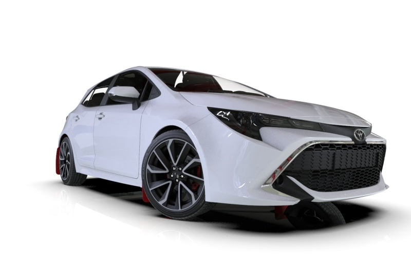 Rally Armor 2019-20 Toyota Corolla Black UR Mud Flap White Logo